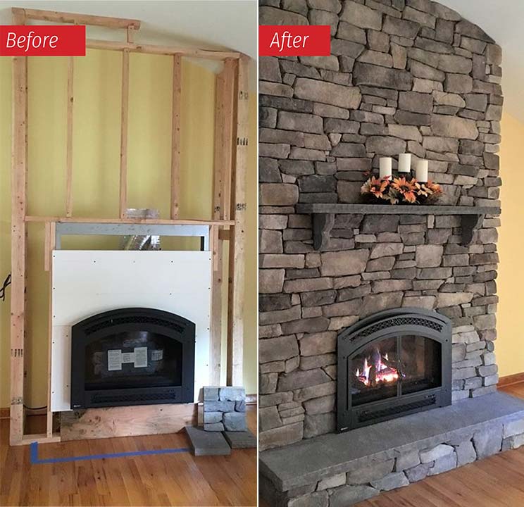 10 Fireplace Makeover Ideas, Before and After