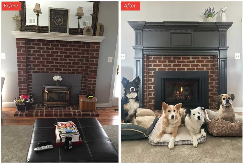 10 Fireplace Makeover Ideas Before And After