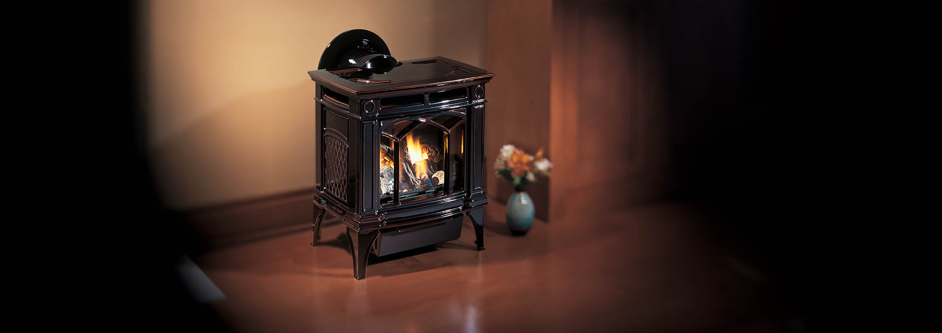 Heritage Premium Small Direct Vent Cast Iron Stove (Electronic