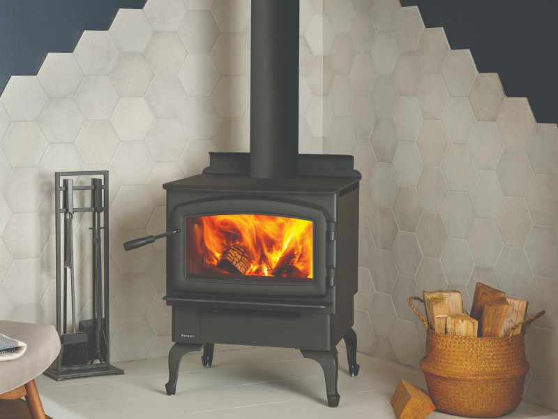 wood stove fireplace