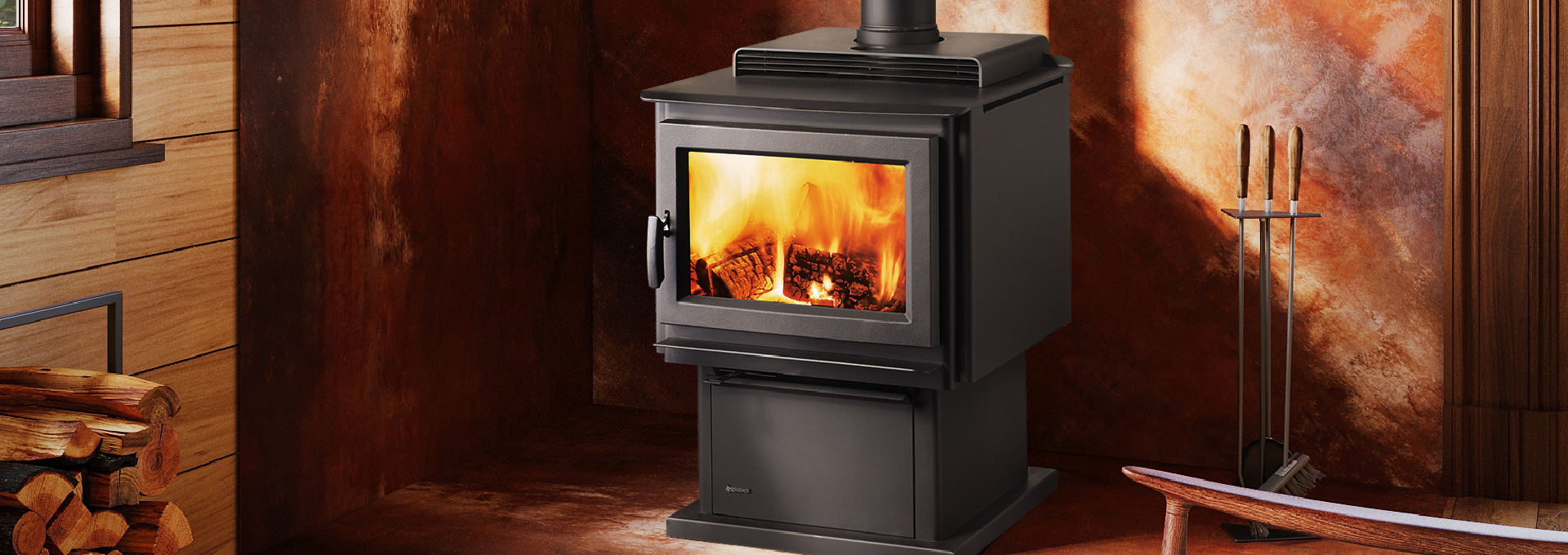 F1150 Non-Catalytic Wood Stove  Freestanding Wood Stoves by Regency