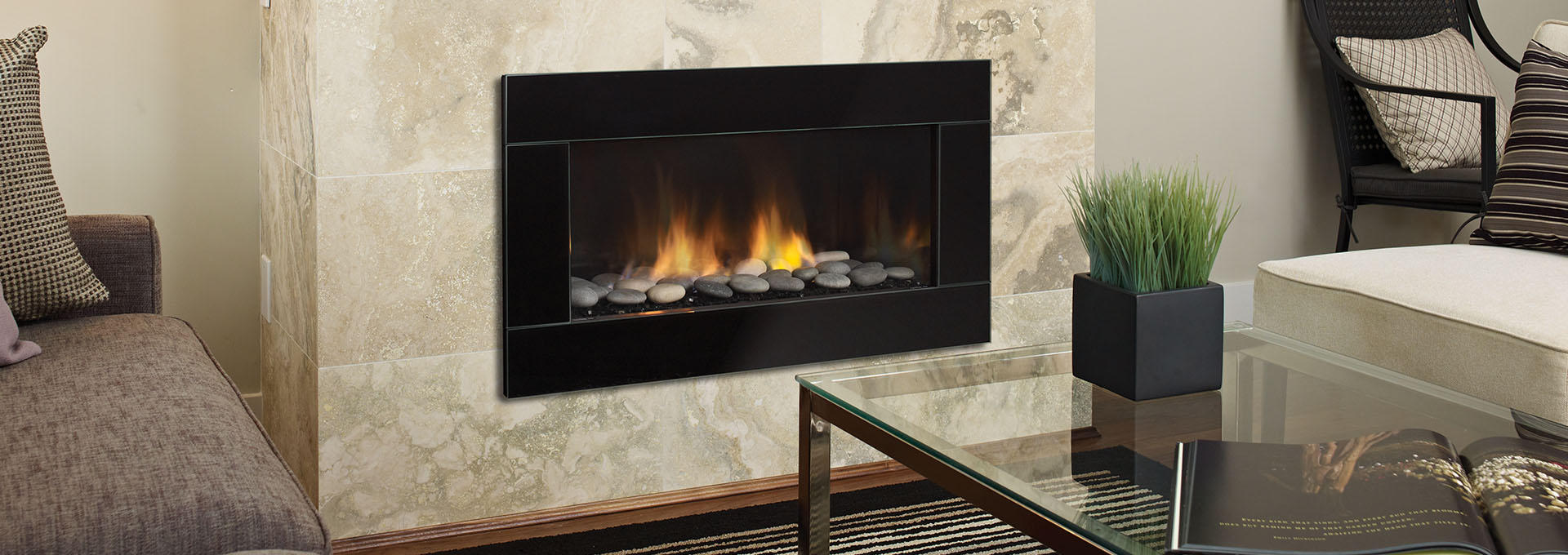 Hz30e Small Contemporary Gas Fireplace Regency