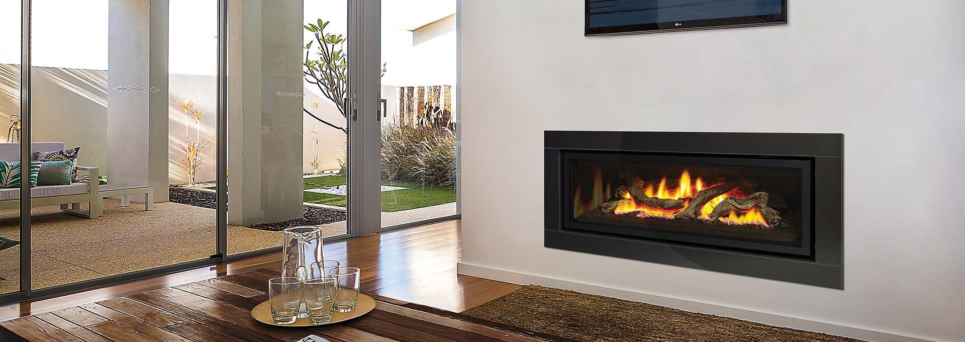 Contemporary Gas Fireplaces Linear Gas Fireplaces From Regency