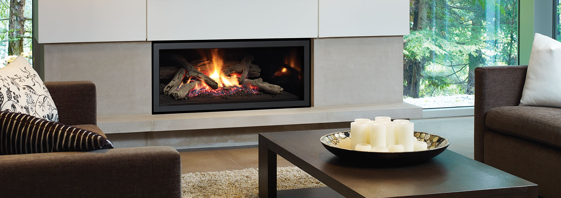 Gas Fireplaces Contemporary Regency