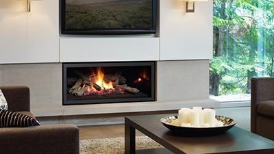 Contemporary Gas Fireplaces Portrait Linear Gas Fireplaces