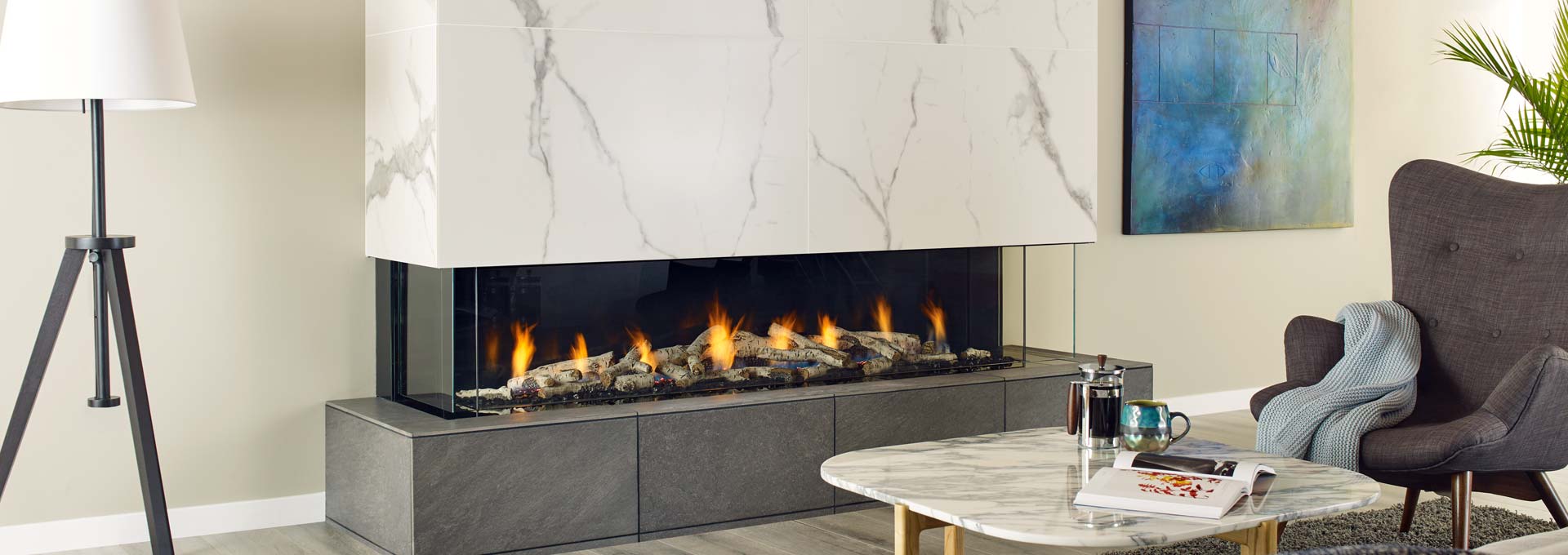 San Francisco Bay 72 Frameless Designer Gas Fireplace Regency