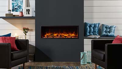 Modern Electric Fireplaces Built In Wall Mounted Electric