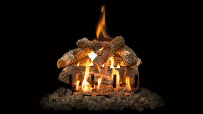 Upgrade your existing fireplace to gas with gas logs