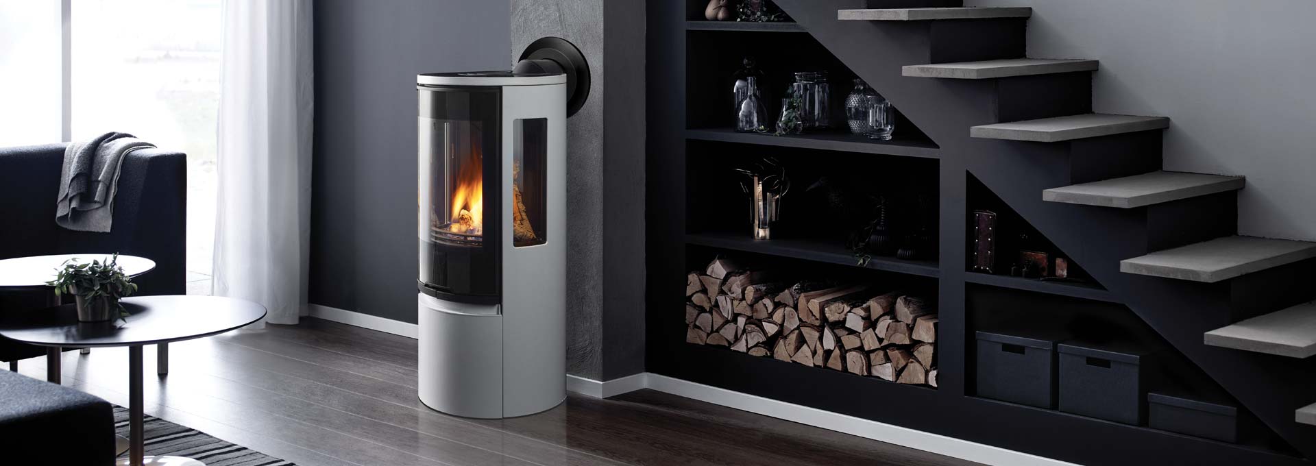 Natural Gas Heating Fireplace Stoves, Freestanding Direct Vent Gas Stove