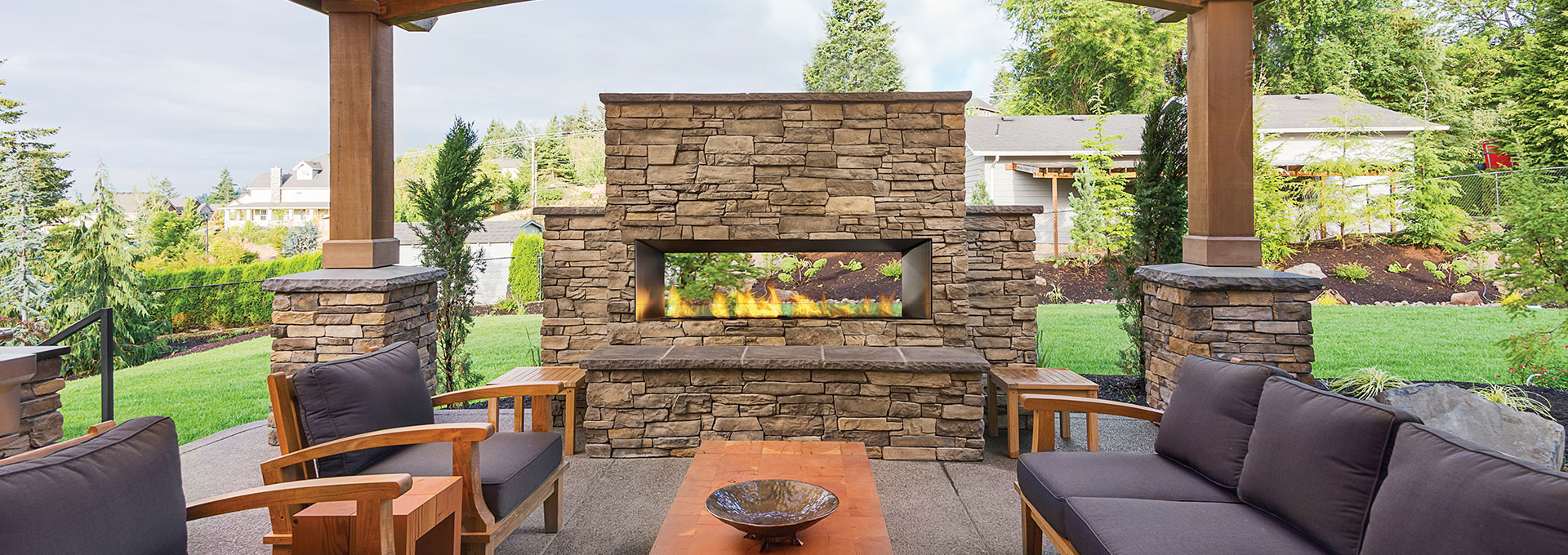 Regency Horizon Hzo60 Linear Outdoor Gas Fireplace