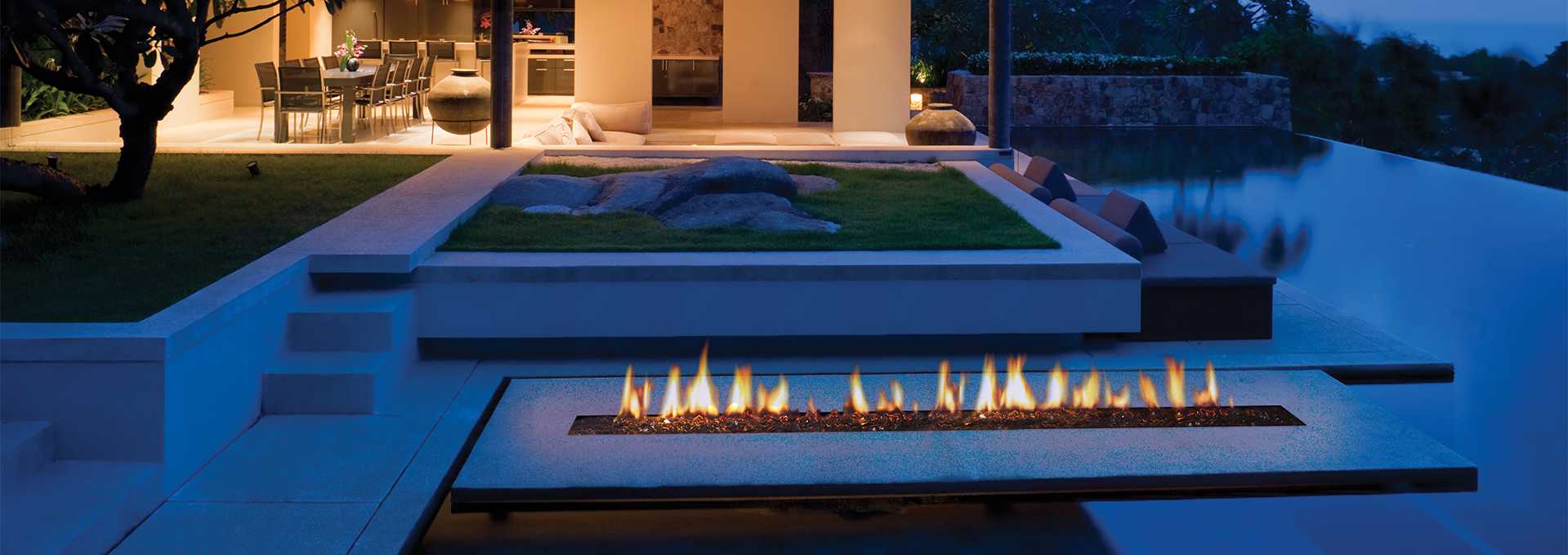 Modern Outdoor Gas Fireplaces Fireplace Kits Regency